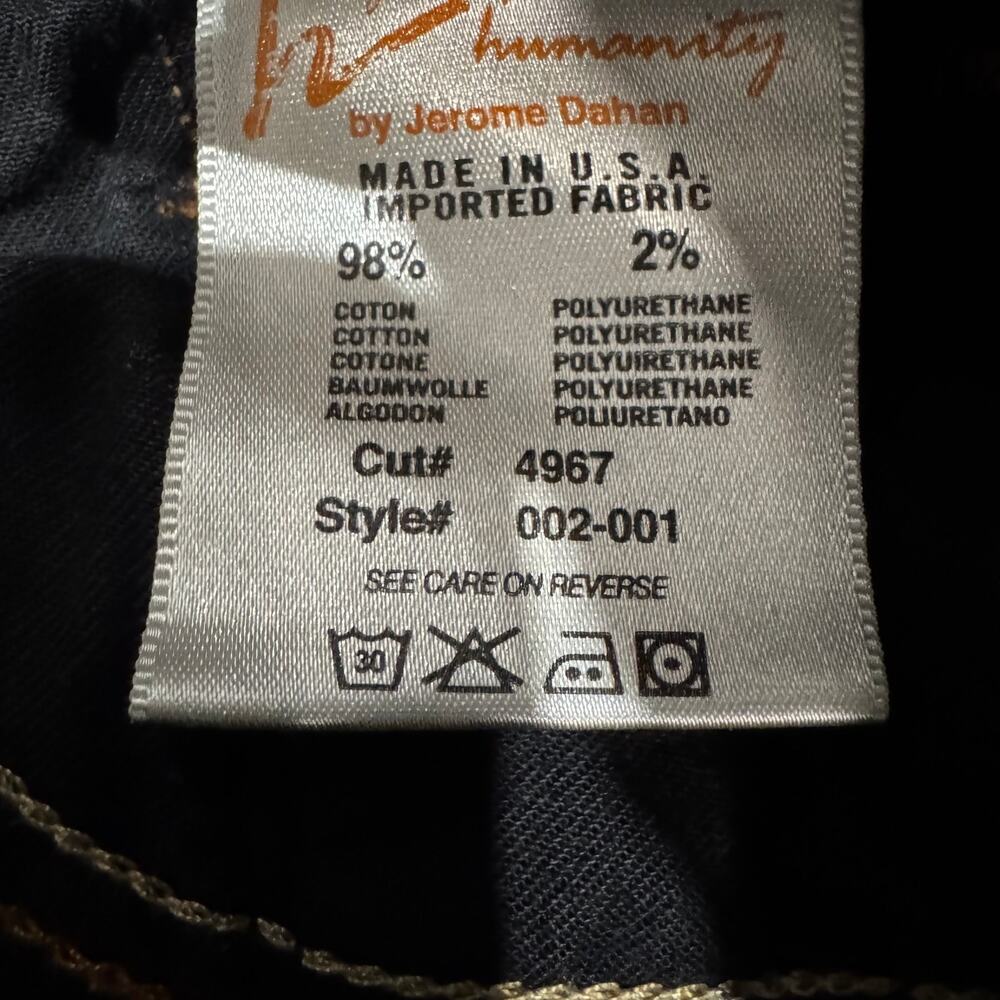 Citizens of Humanity Ingrid Low Waist Flare Jeans Dark Wash Stretch Size 26 - Picture 6 of 11
